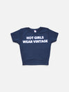 BABY TEE "HOT GIRLS WEAR VINTAGE"